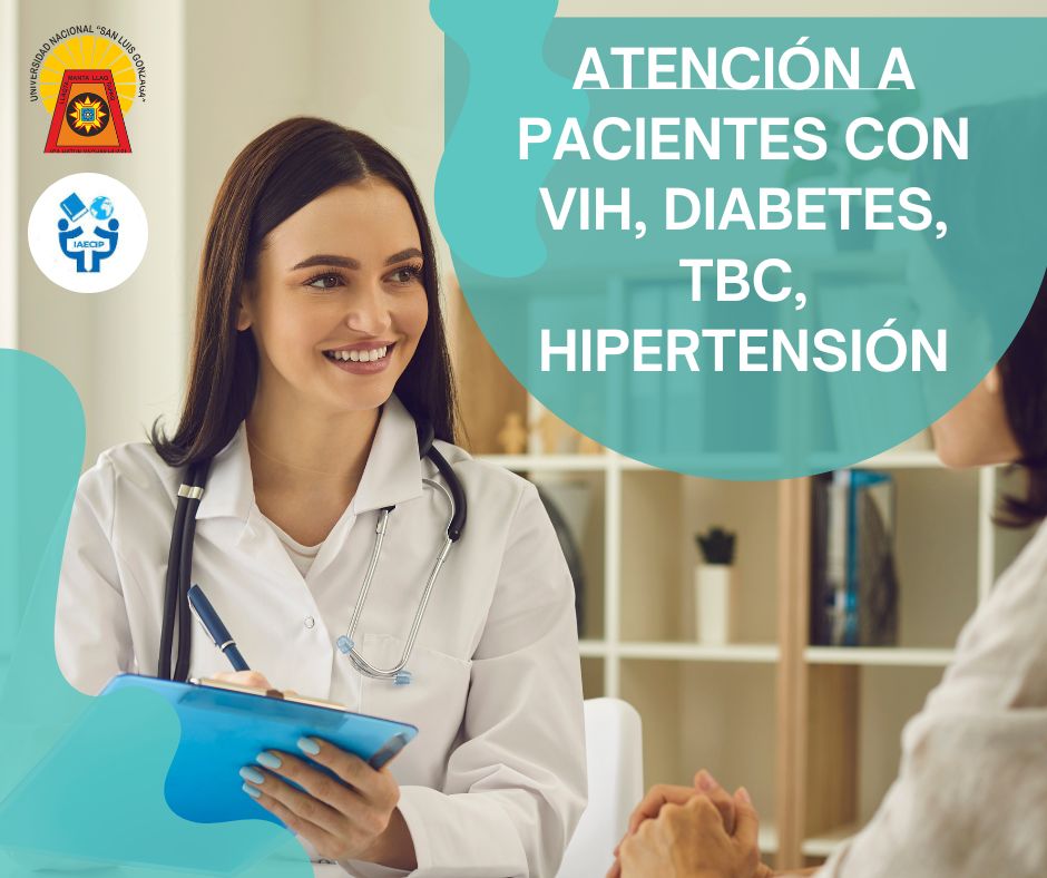 ATENCION A PACIENTES CON VIH, DIABETES, TBC, HIPERTENSION